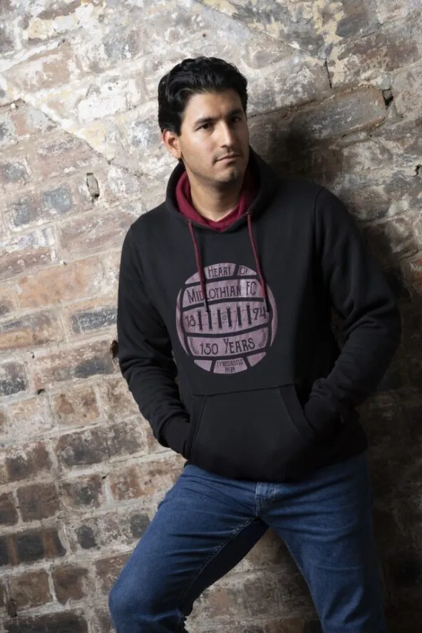 150th Black Retro Ball OH Hoody