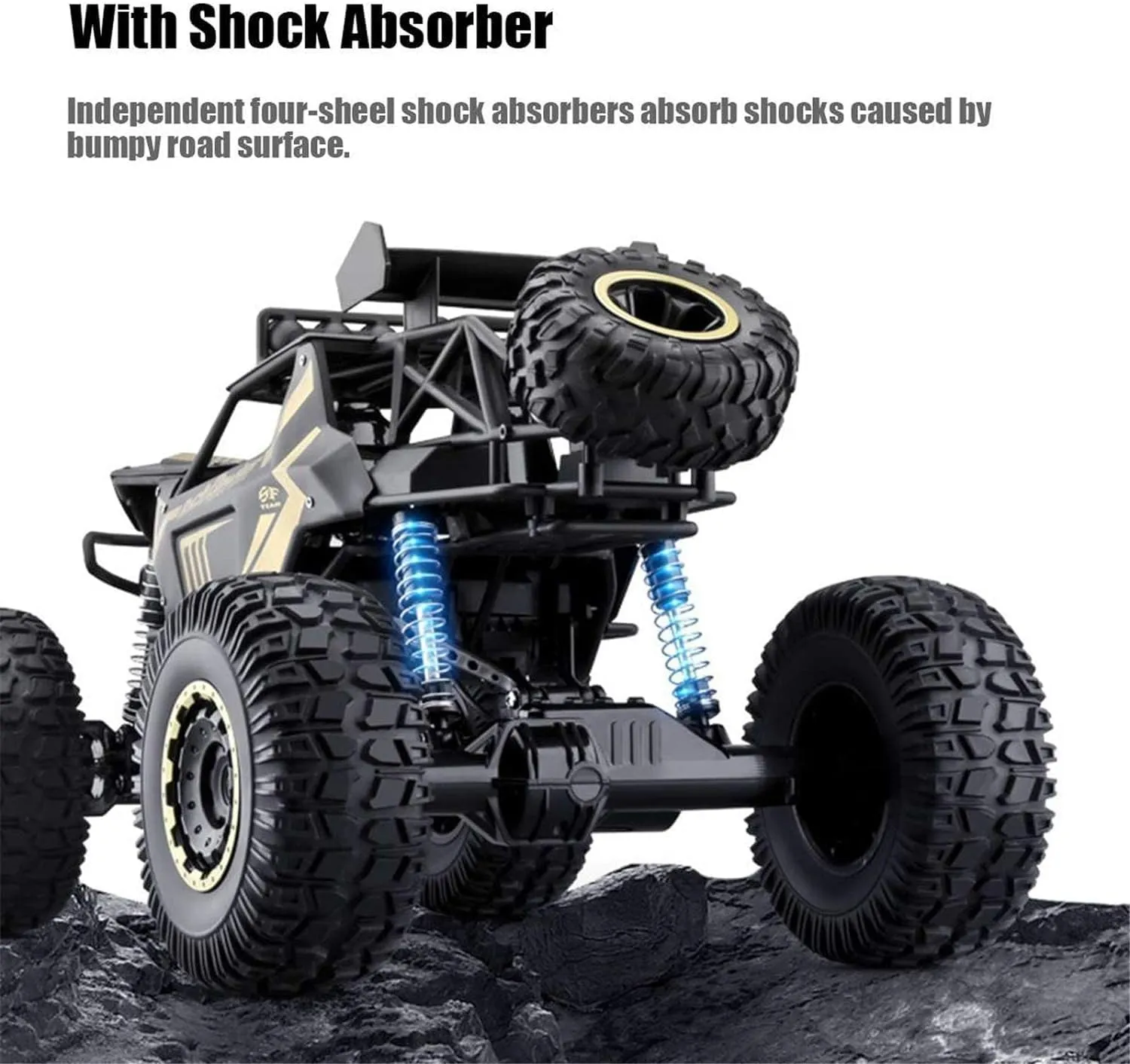 1:8 Large RC Monster Truck Truck Sand Crawler Car Die Cast