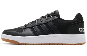 Adidas Neo Hoops 2.0 Vintage Basketball Unisex Sneakers, Dark Black
