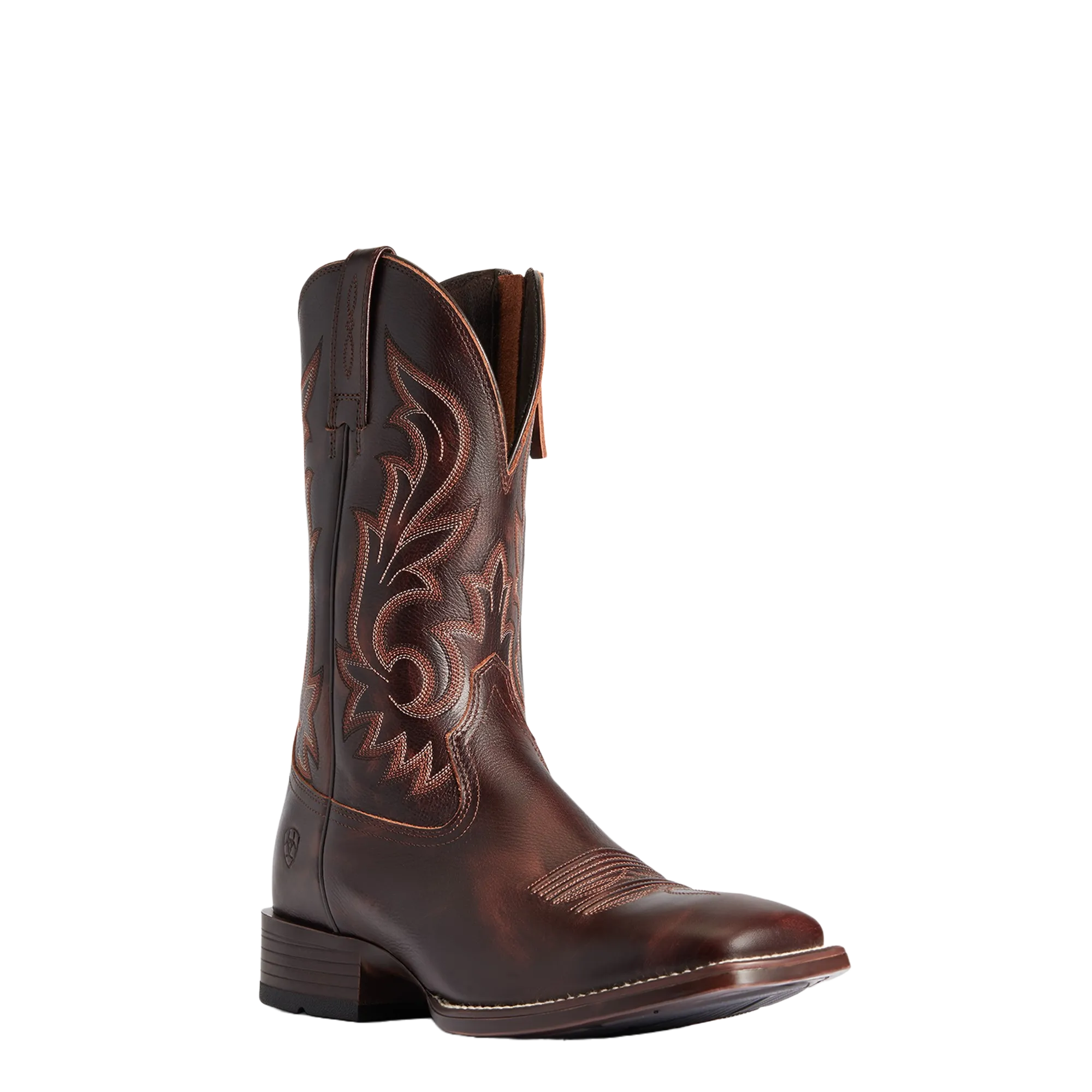 Ariat Men's Slim Zip Ultra Hand Stained Red & Brown Boots 10038359