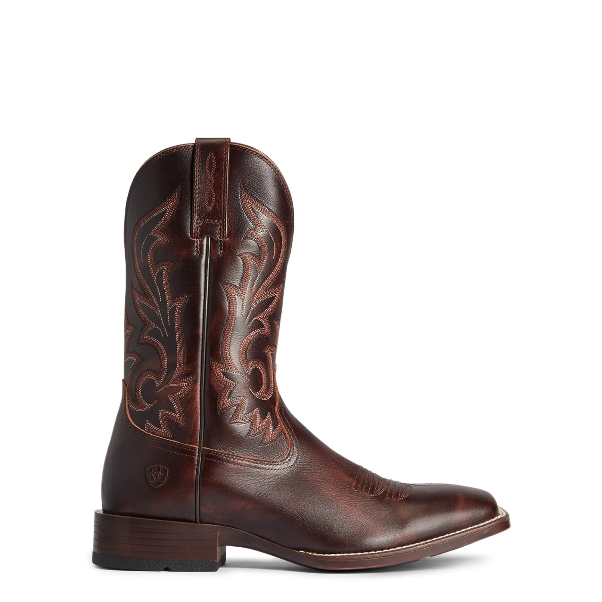 Ariat Men's Slim Zip Ultra Hand Stained Red & Brown Boots 10038359