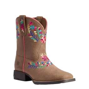 Ariat Youth Girl's Wild Flower Canyon Tan Boots 10038442
