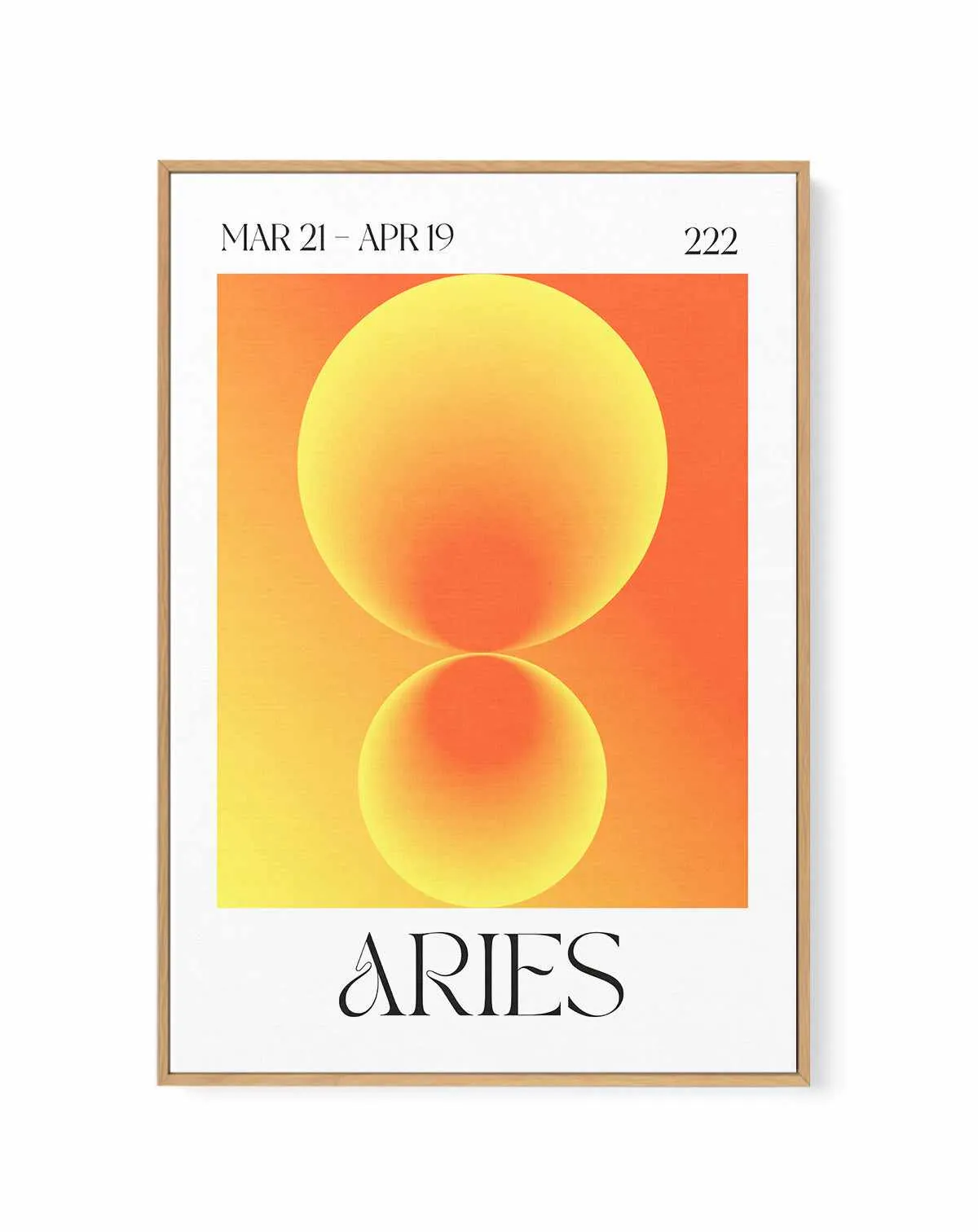 Aries by Valeria Castillo | Framed Canvas Art Print