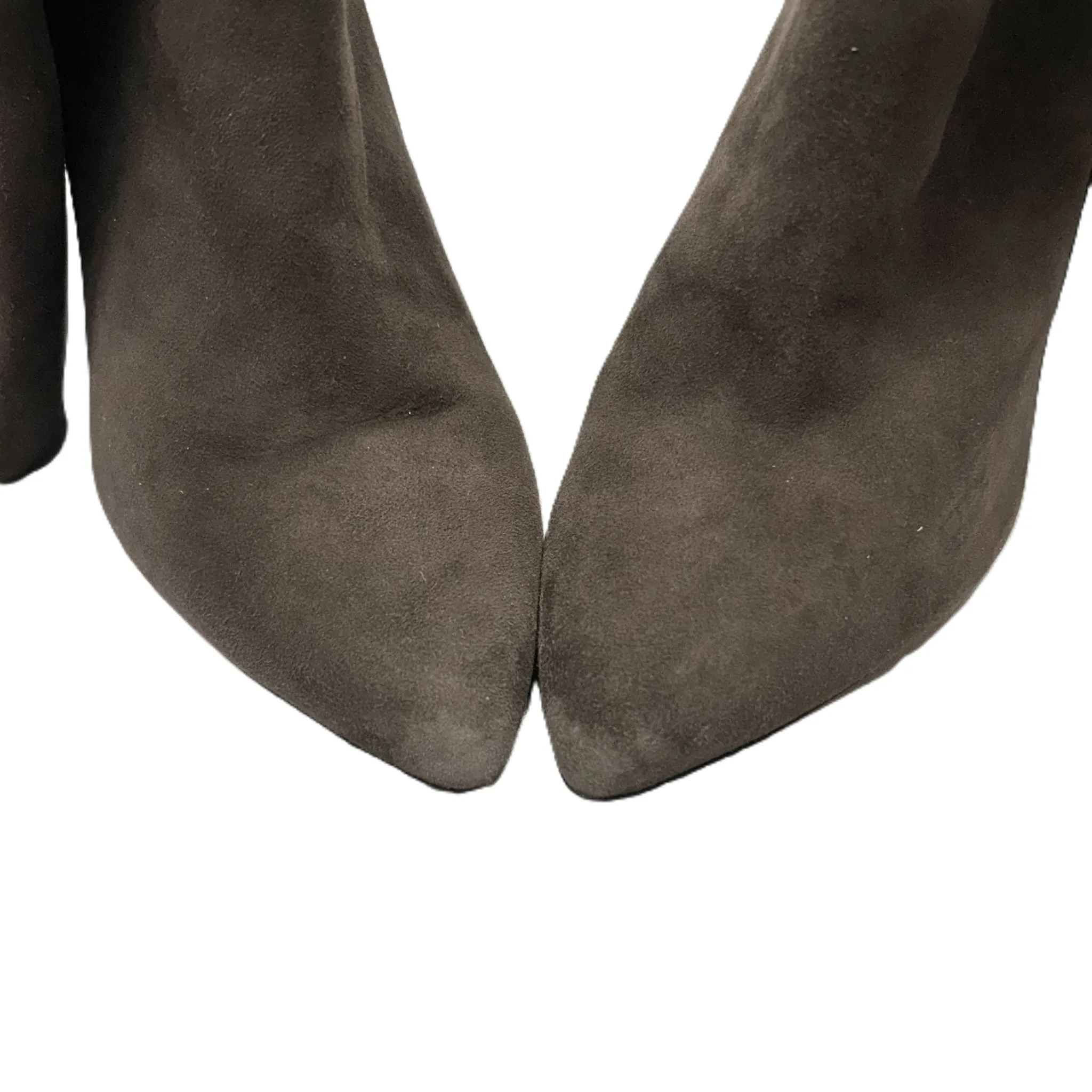 Boots Mid-calf Heels By Something Navy In Brown, Size: 9