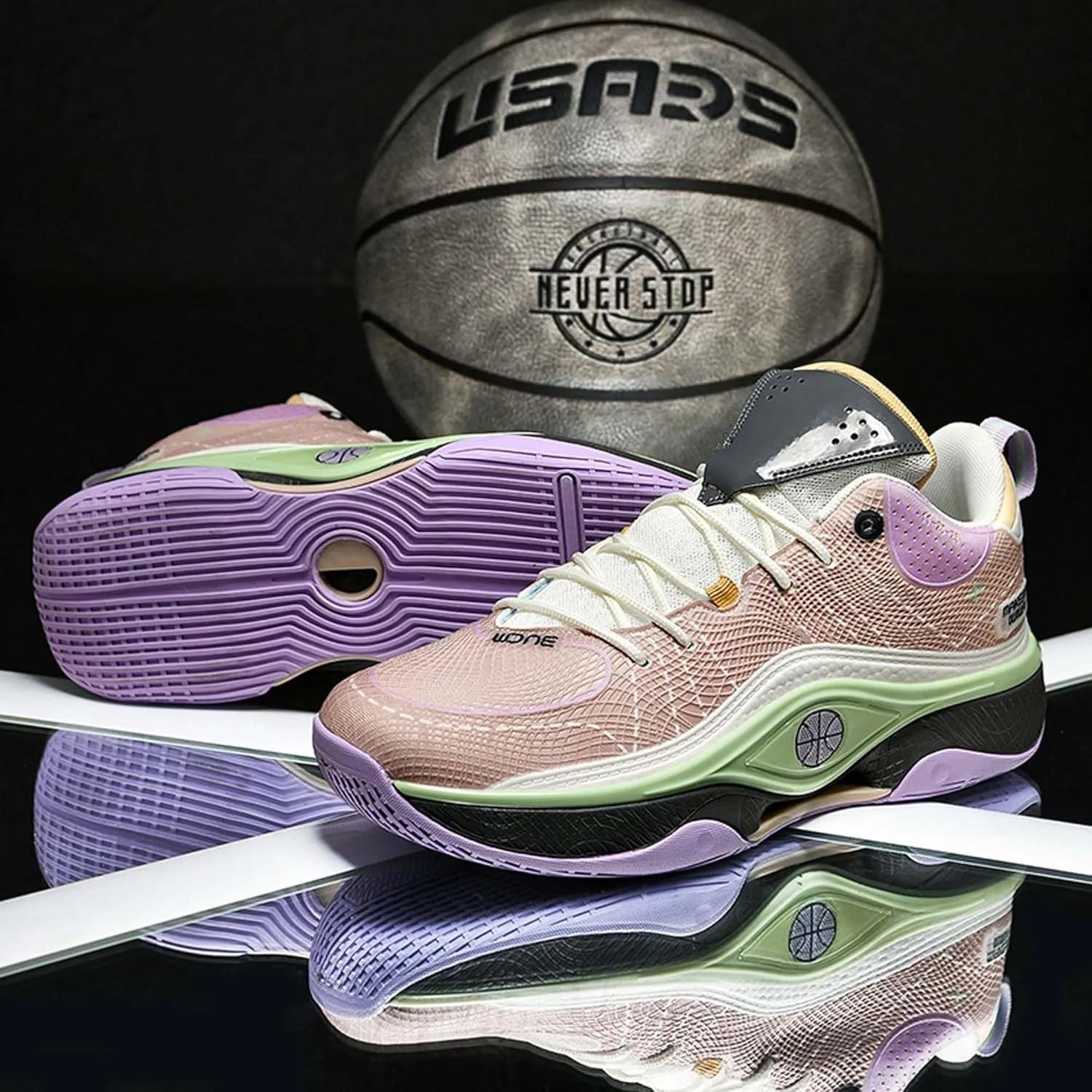 Breathable Cushioning Youth Basketball Shoes Couple Fashion Sports Basketball Shoes