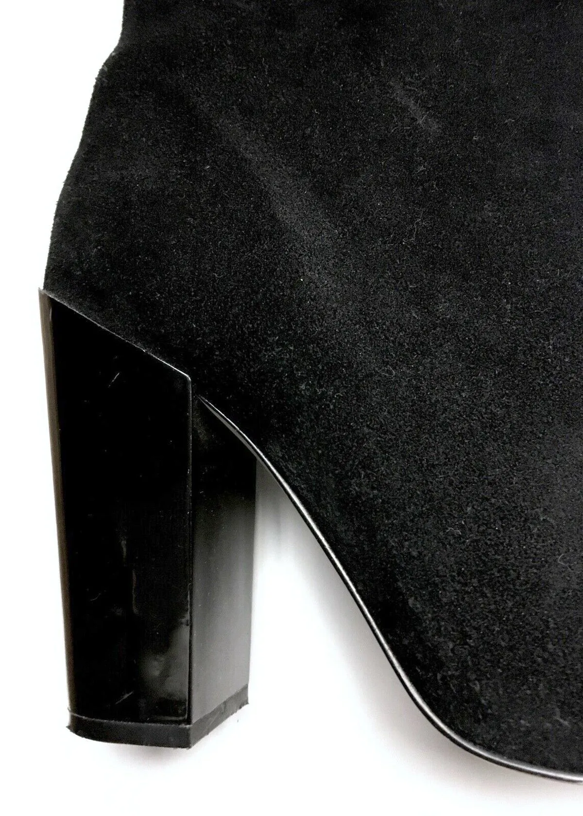 Calvin Klein Size 10 Black Suede Boots