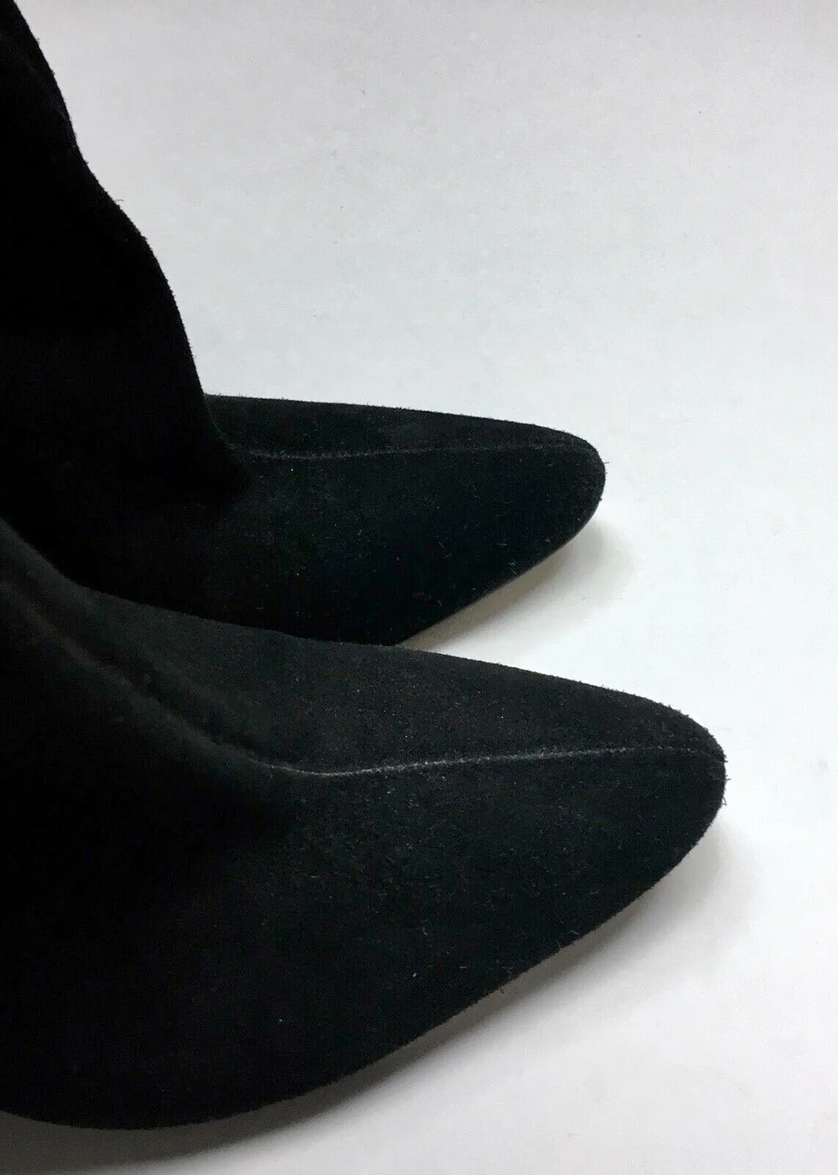 Calvin Klein Size 10 Black Suede Boots