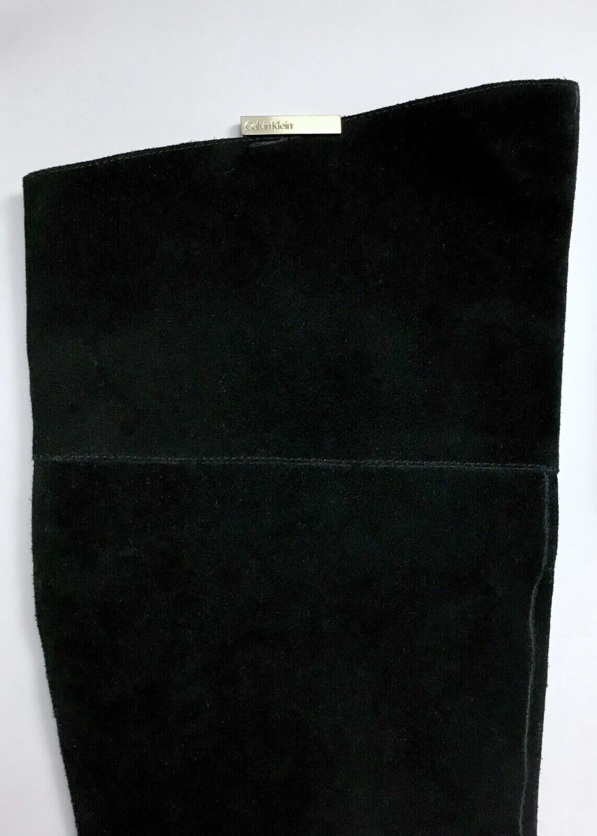 Calvin Klein Size 10 Black Suede Boots