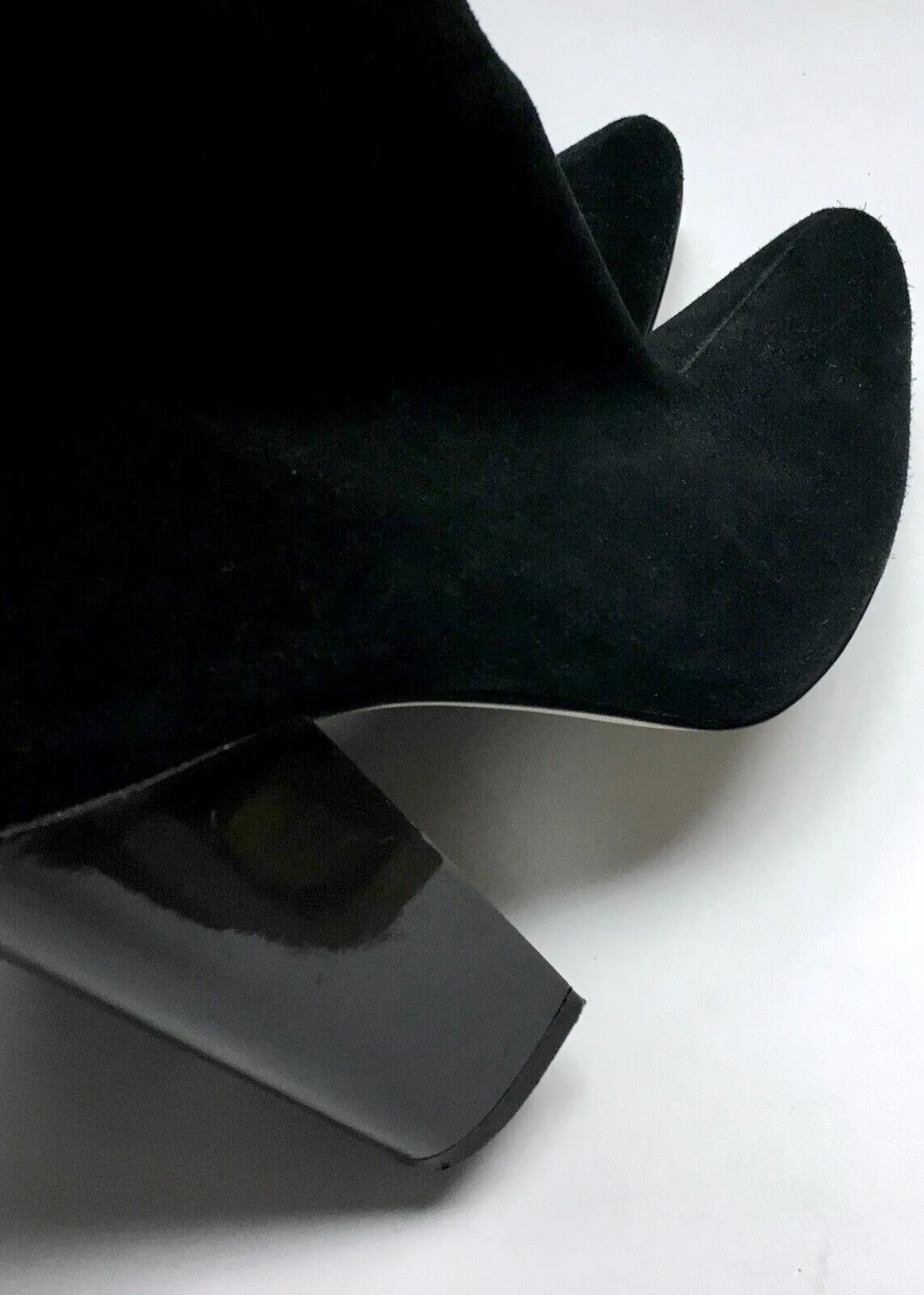 Calvin Klein Size 10 Black Suede Boots
