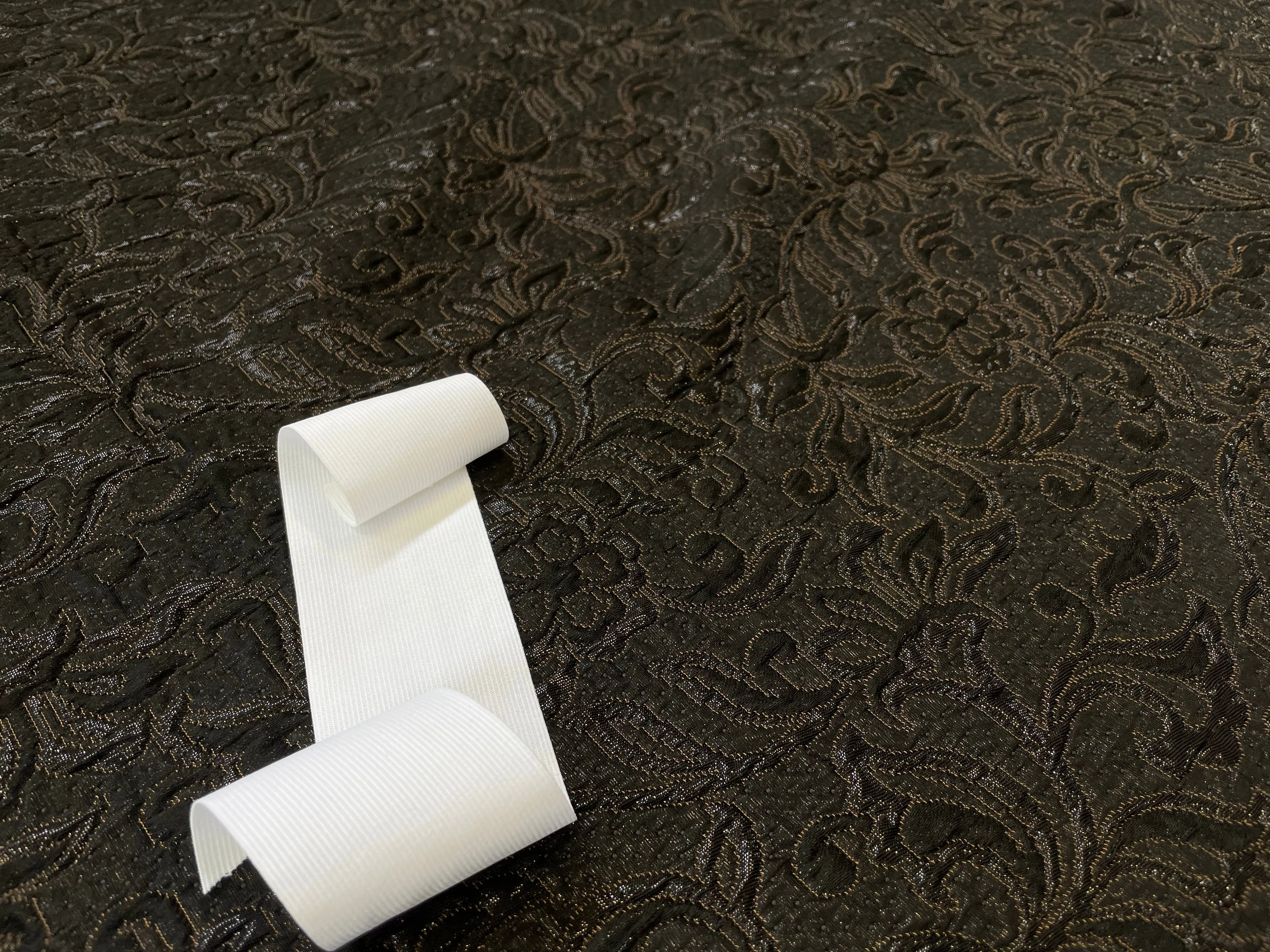 Canvas Glitterato Nero Bronzo