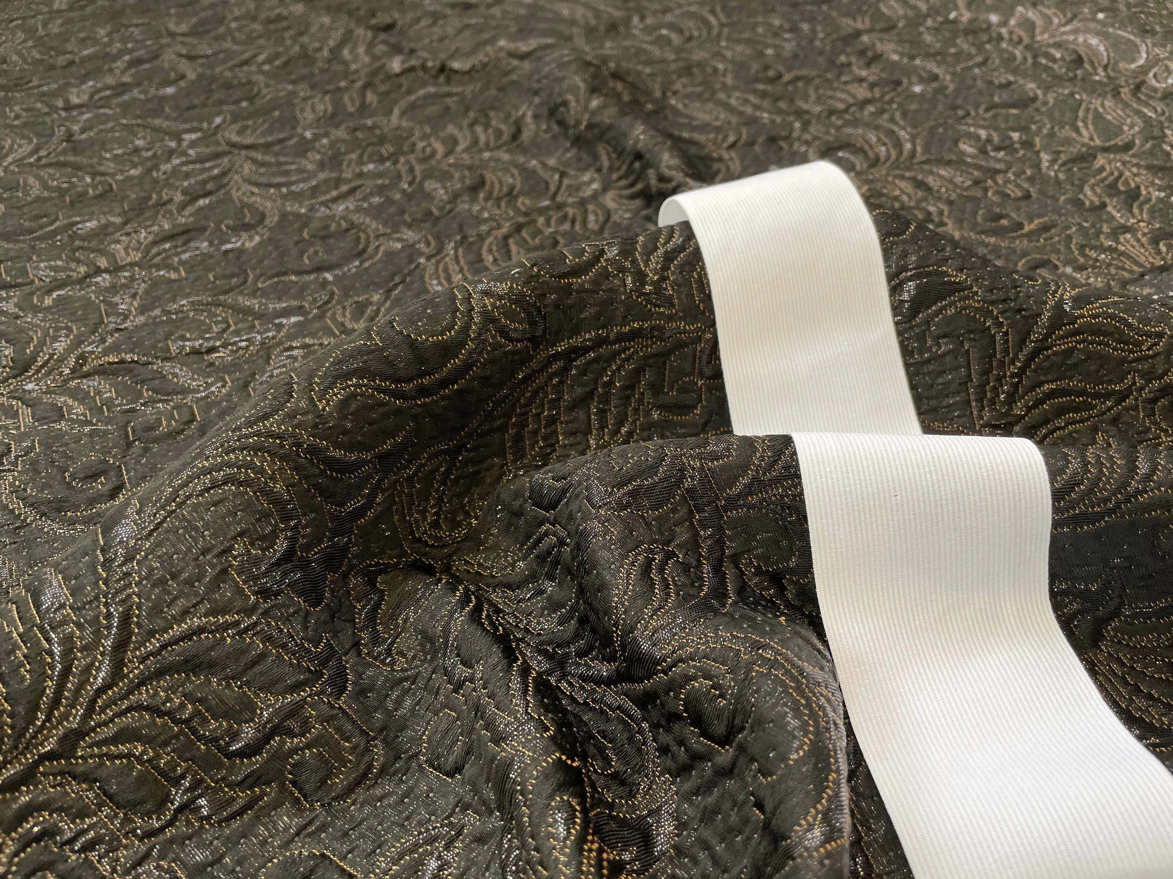 Canvas Glitterato Nero Bronzo