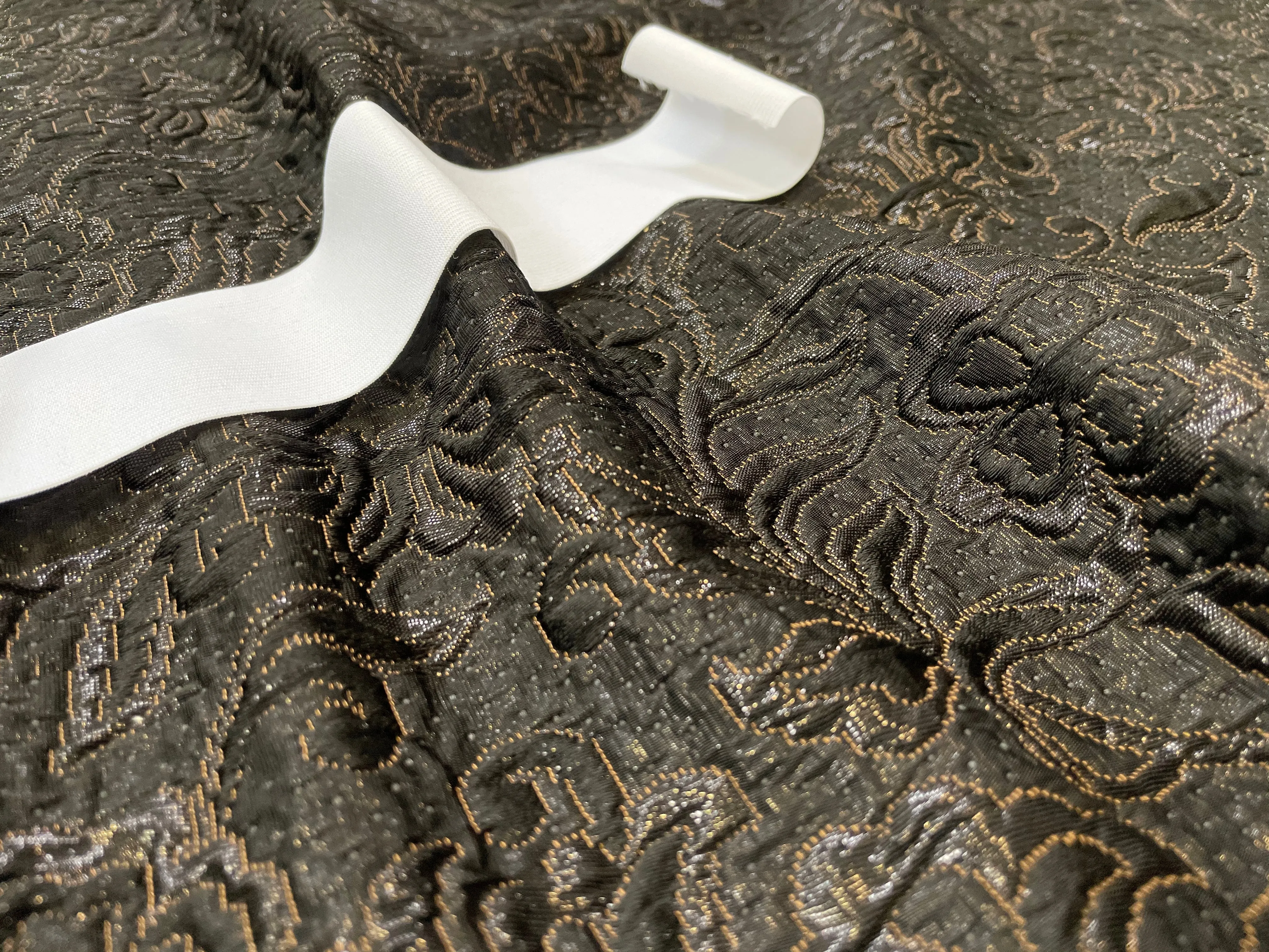 Canvas Glitterato Nero Bronzo