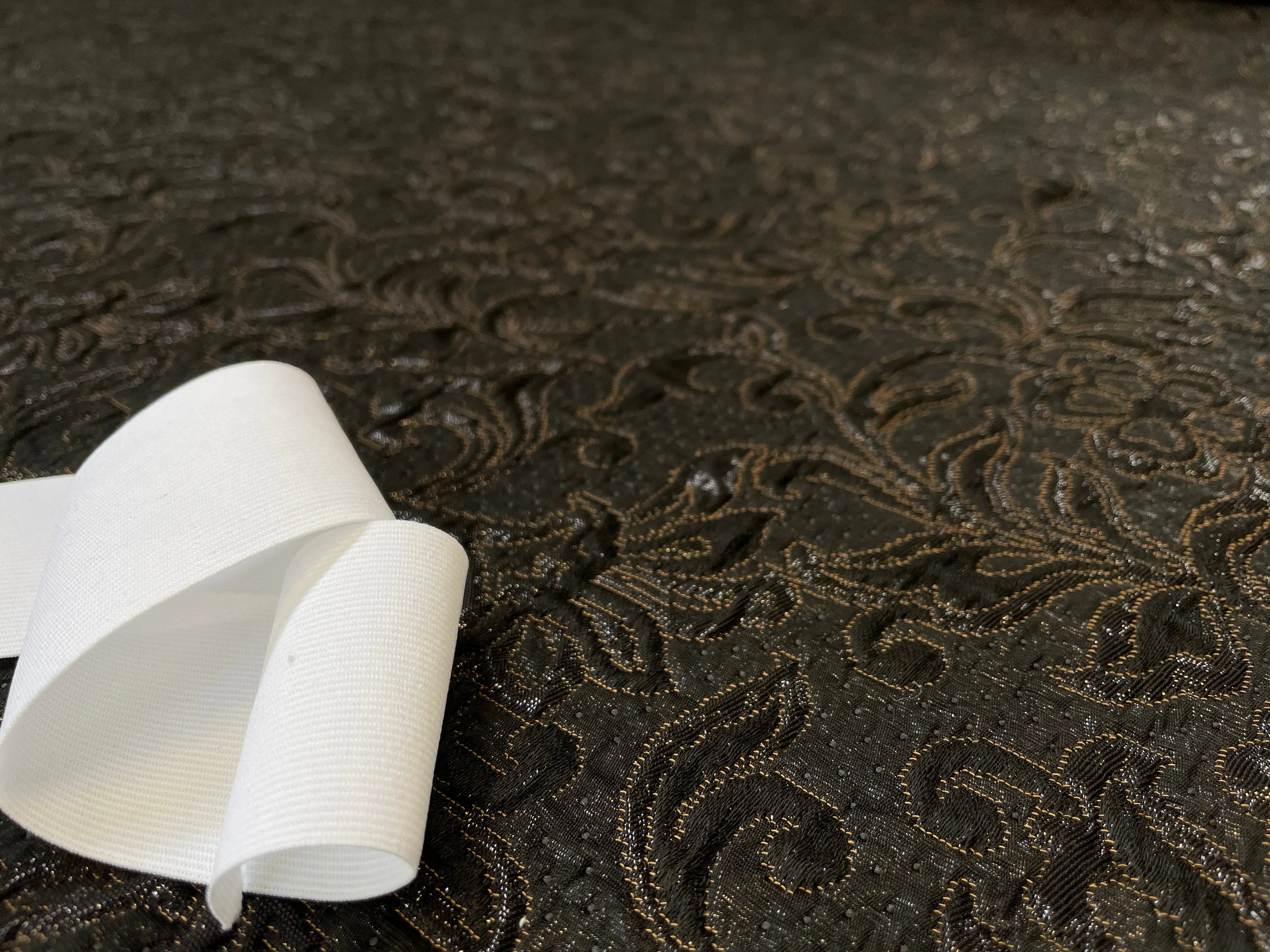 Canvas Glitterato Nero Bronzo