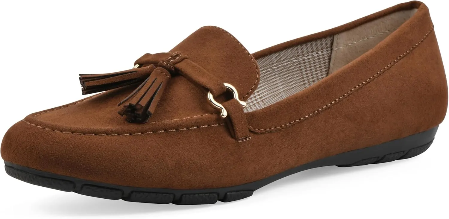 CLIFFS BY WHITE MOUNTAIN Women's Gush Cushioned Driving Moccasin Loafer Flat
