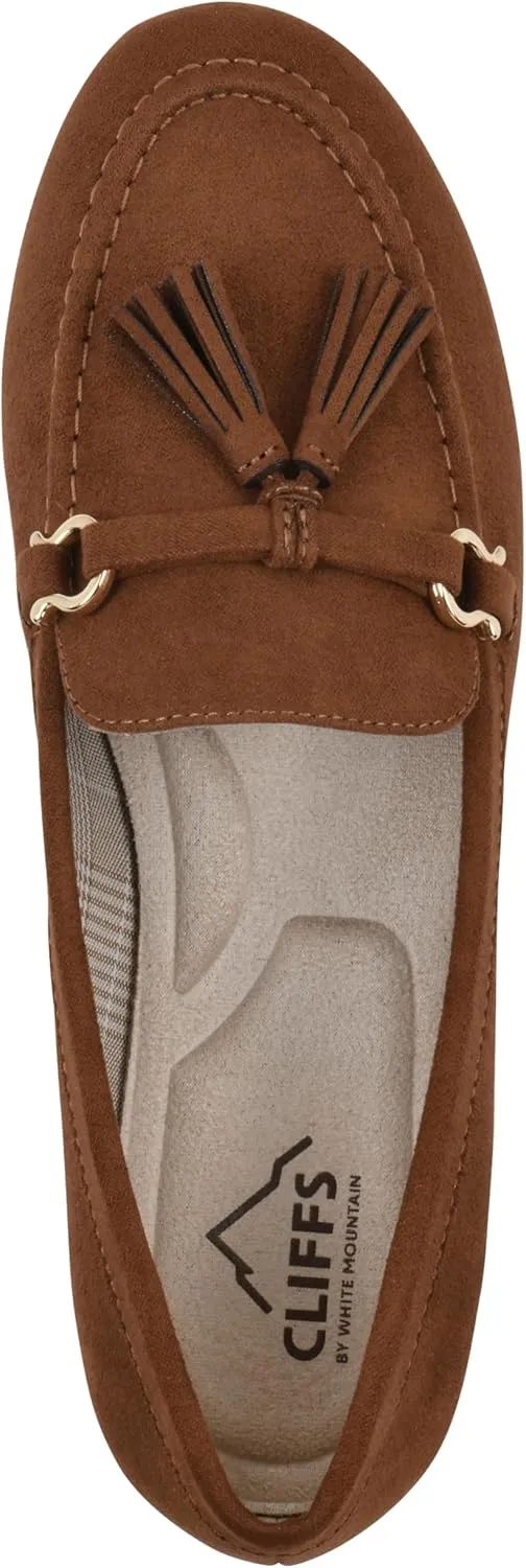 CLIFFS BY WHITE MOUNTAIN Women's Gush Cushioned Driving Moccasin Loafer Flat