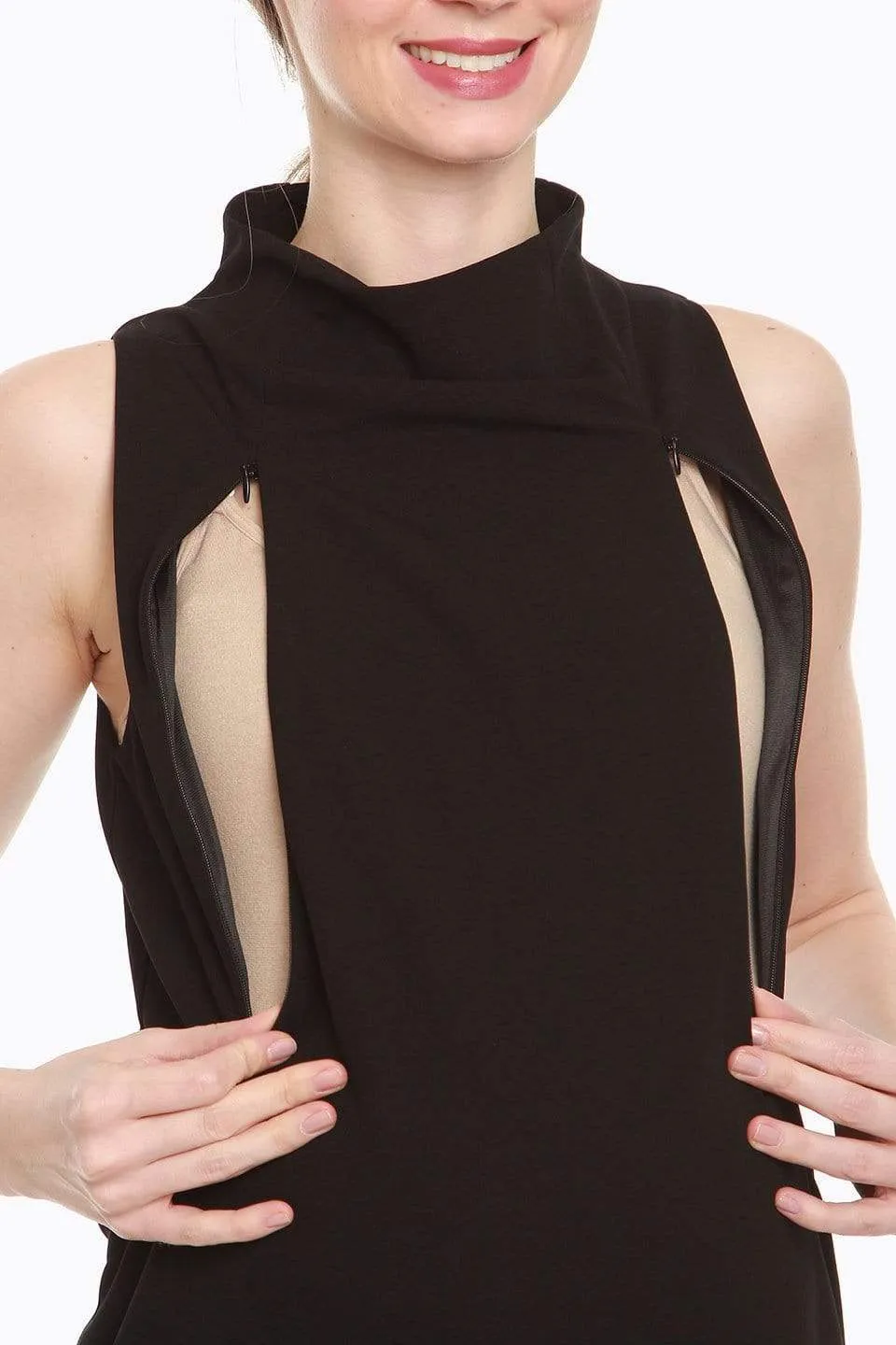 Cyrilla Maternity Dress Black