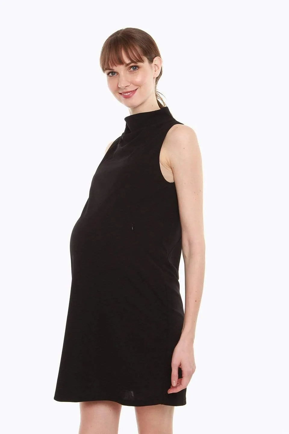 Cyrilla Maternity Dress Black