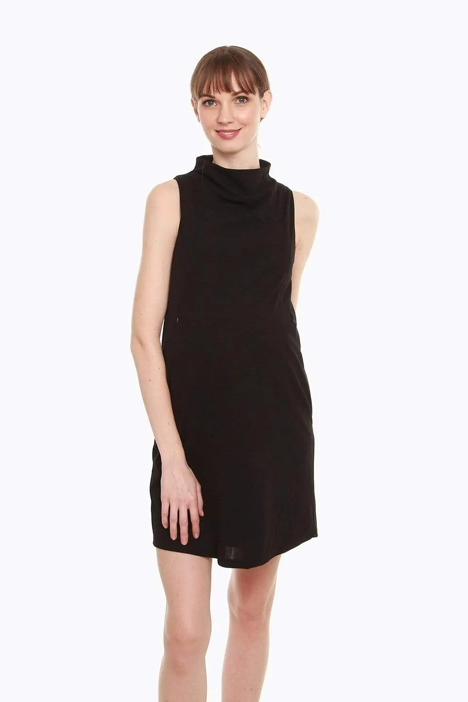 Cyrilla Maternity Dress Black
