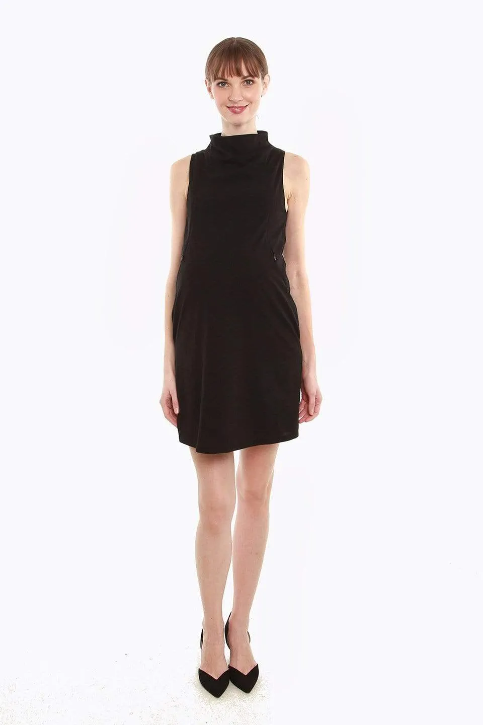 Cyrilla Maternity Dress Black