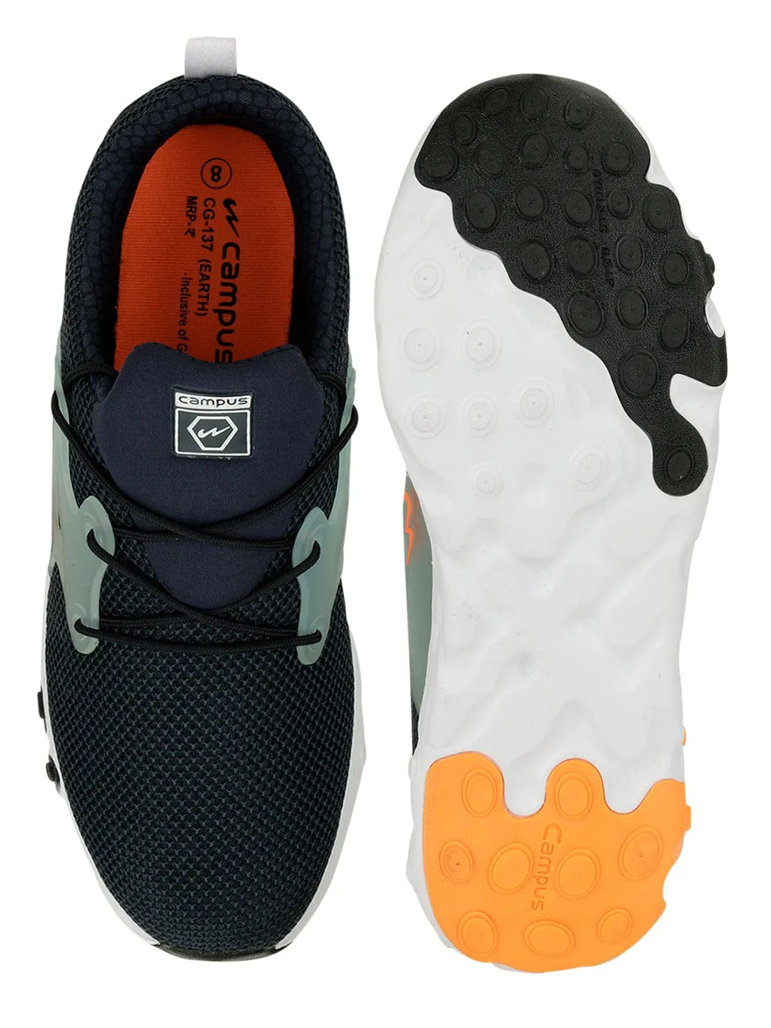 EARTH Navy Men's Running Shoes