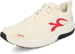 G-DEFY Lauff Men’s Supportive Running Shoe | VersoShock Technology for Pain Associated with Prolonged Standing or Walking | Arch Support | Diabetic Shoes | Wide Shoes | Free Custom Orthotic