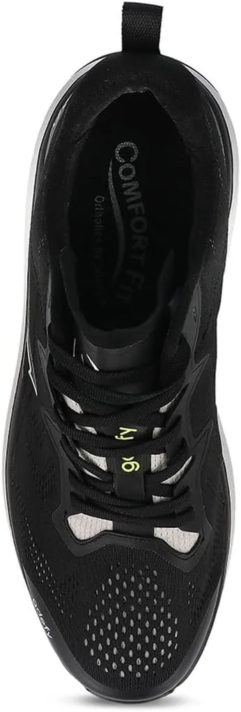 G-DEFY Lauff Men’s Supportive Running Shoe | VersoShock Technology for Pain Associated with Prolonged Standing or Walking | Arch Support | Diabetic Shoes | Wide Shoes | Free Custom Orthotic