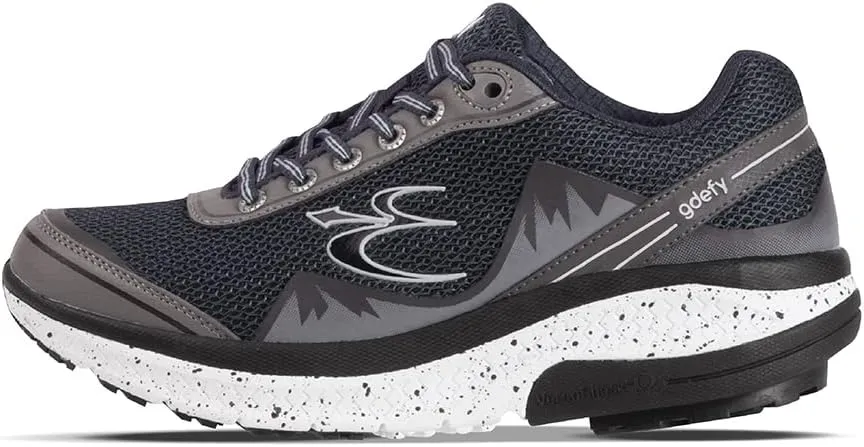 G-DEFY Mighty Walk Men’s Orthopedic Walking Shoe | VersoShock Technology for Pain Associated with Running | Prolonged Standing | Arch Support | Diabetic Shoes | Wide Shoes | Free Custom Orthotic