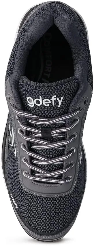 G-DEFY Mighty Walk Men’s Orthopedic Walking Shoe | VersoShock Technology for Pain Associated with Running | Prolonged Standing | Arch Support | Diabetic Shoes | Wide Shoes | Free Custom Orthotic