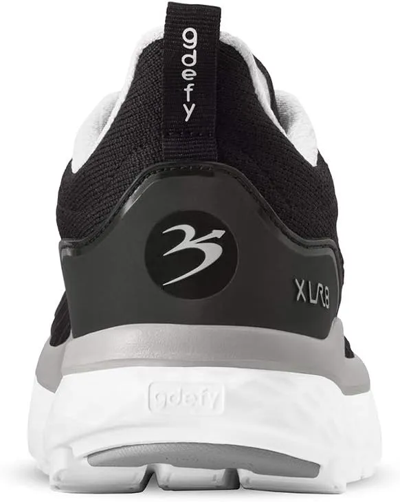 G-DEFY XLR8 Men’s Supportive Running Shoe | VersoShock Technology for Pain Associated with Prolonged Standing or Walking | Arch Support | Diabetic Shoes | Wide Shoes | Free Custom Orthotic