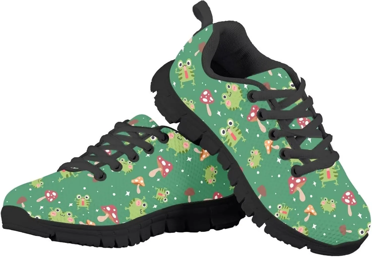 GIFTPUZZ Kids Road Running Shoes Lightweight Athletic Tennis Sports Walking Breathable Shoes Fitness