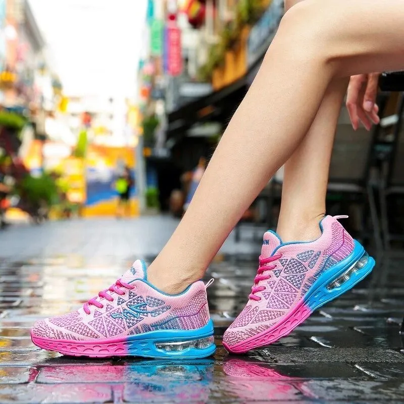 Groovywish Women Ultra Soft Orthopedic Mesh Sneakers