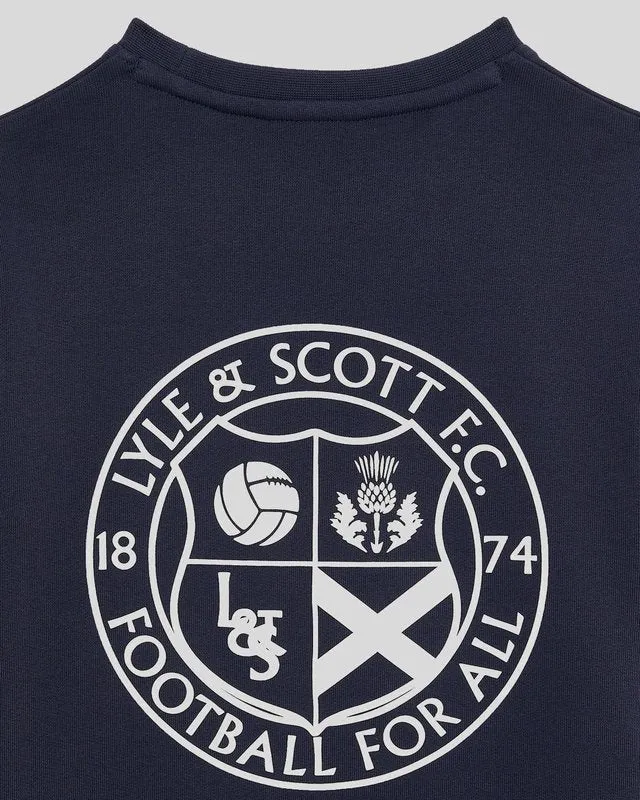 Kids Football Logo Crew Neck Sweatshirt