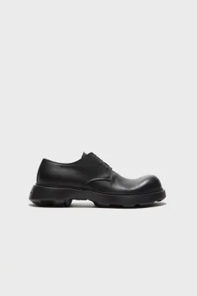 Leather Lace-Up Shoes Black FN-MN-SHOE000272