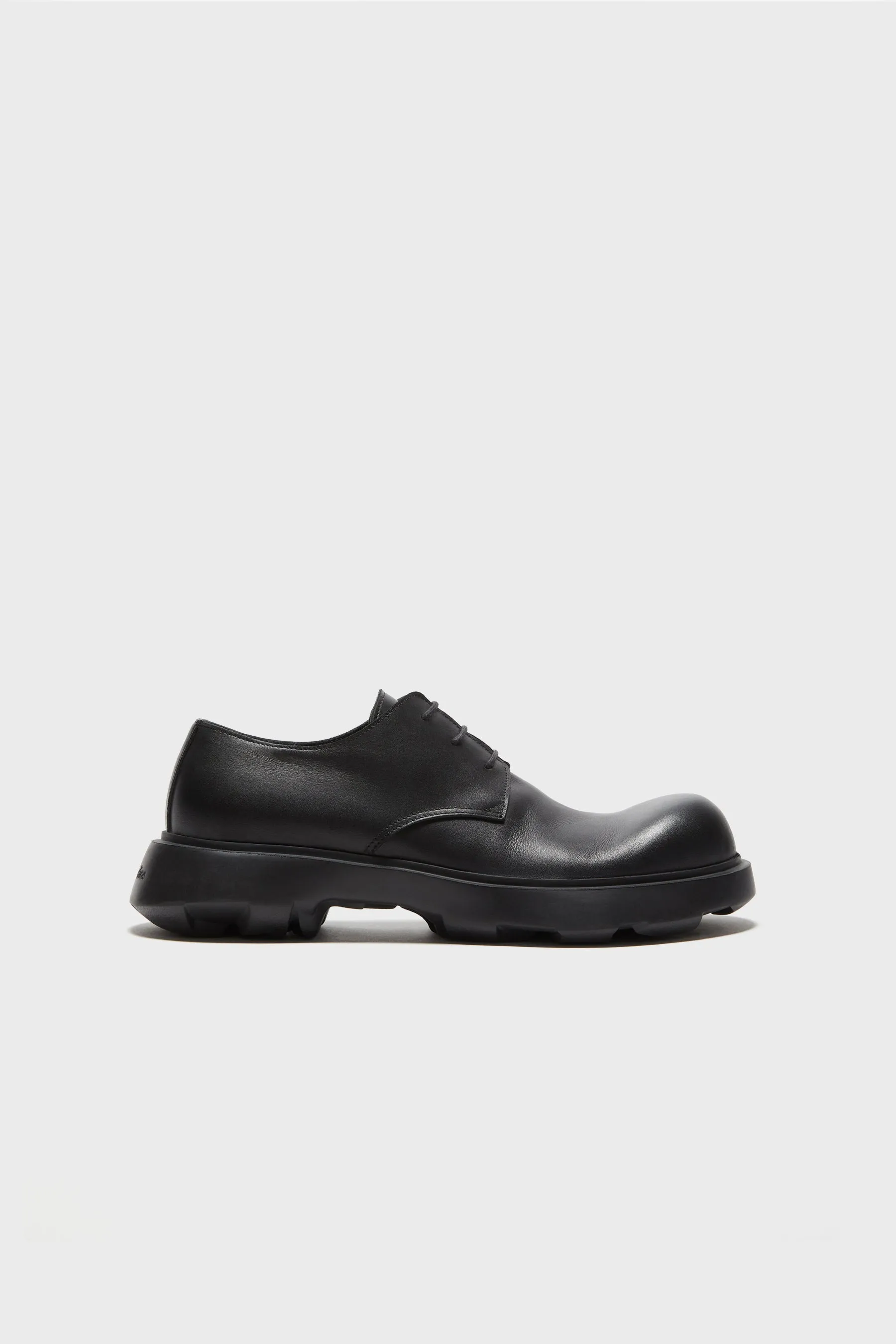 Leather Lace-Up Shoes Black FN-MN-SHOE000272