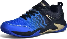 Men's Badminton Shoes for Women Outdoor Indoor Fashion Tennis Sneakers Non-Slip Training for Racketball Squash Volleyball