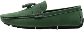Mens Driving Loafers Pu Leather Moccasins Shoe Outdoor Solid Color Round Toe Slip-on