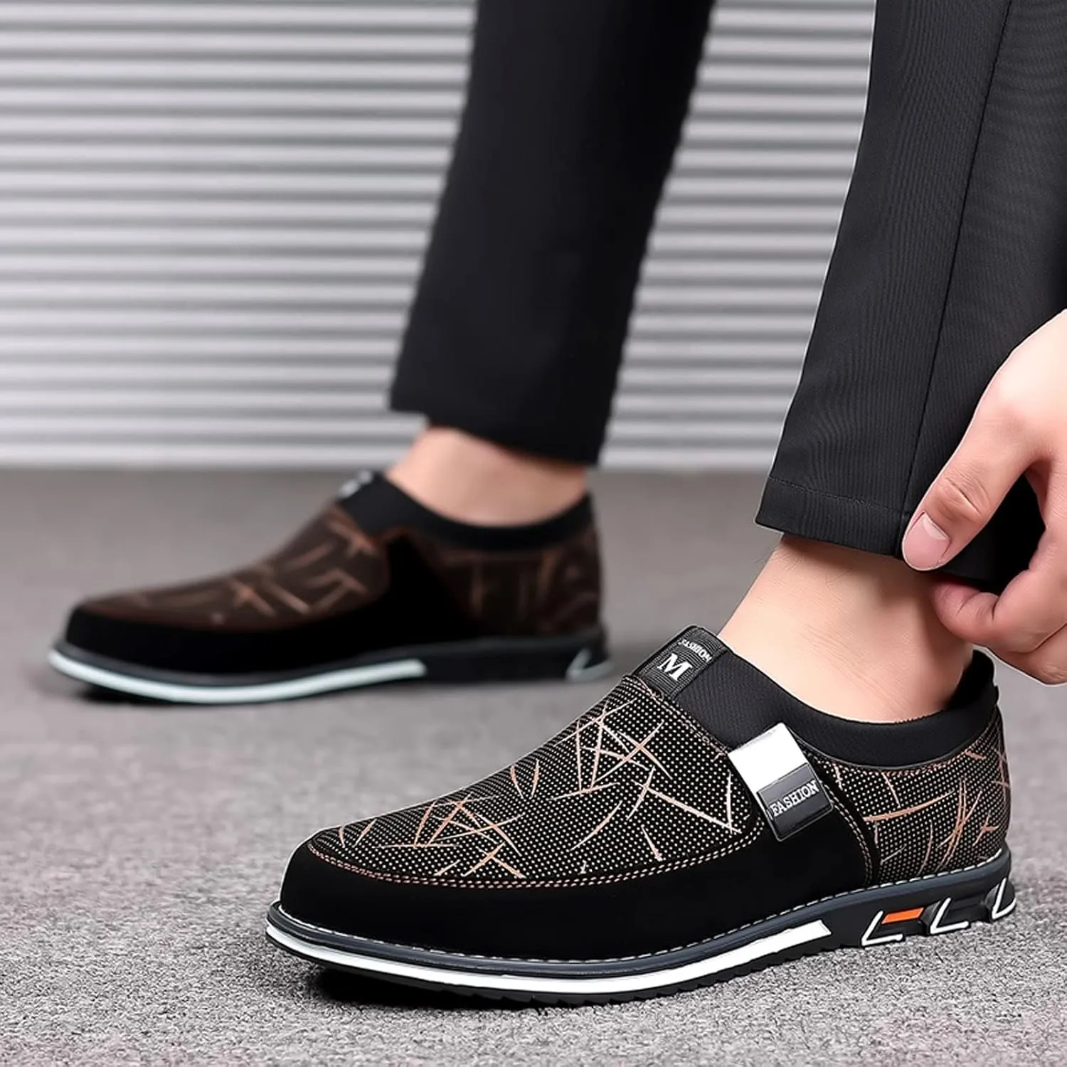 Men's Fashion Oxfords Casual Dress Shoes Leather Shoes for Men Business Oxford Shoes Men's Business Formal Shoes