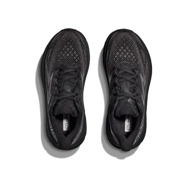 Mens Hoka Clifton 9 - Black / Black
