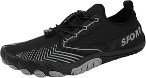 Mens Lightweight Minimalist Shoes Lightweight Breathable Slip on Running Shoe Non Slip Work Sport Shoes for Men