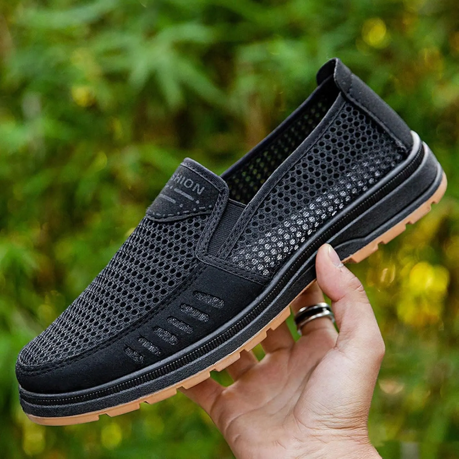 Mens Loafers & Slip-Ons Men's Comfortable Leisure Mesh Beathing Athletic Sport Sneakers Shoes