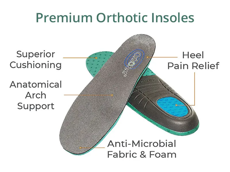 Orthofeet Dolomite Mens Orthopedic Work Shoes