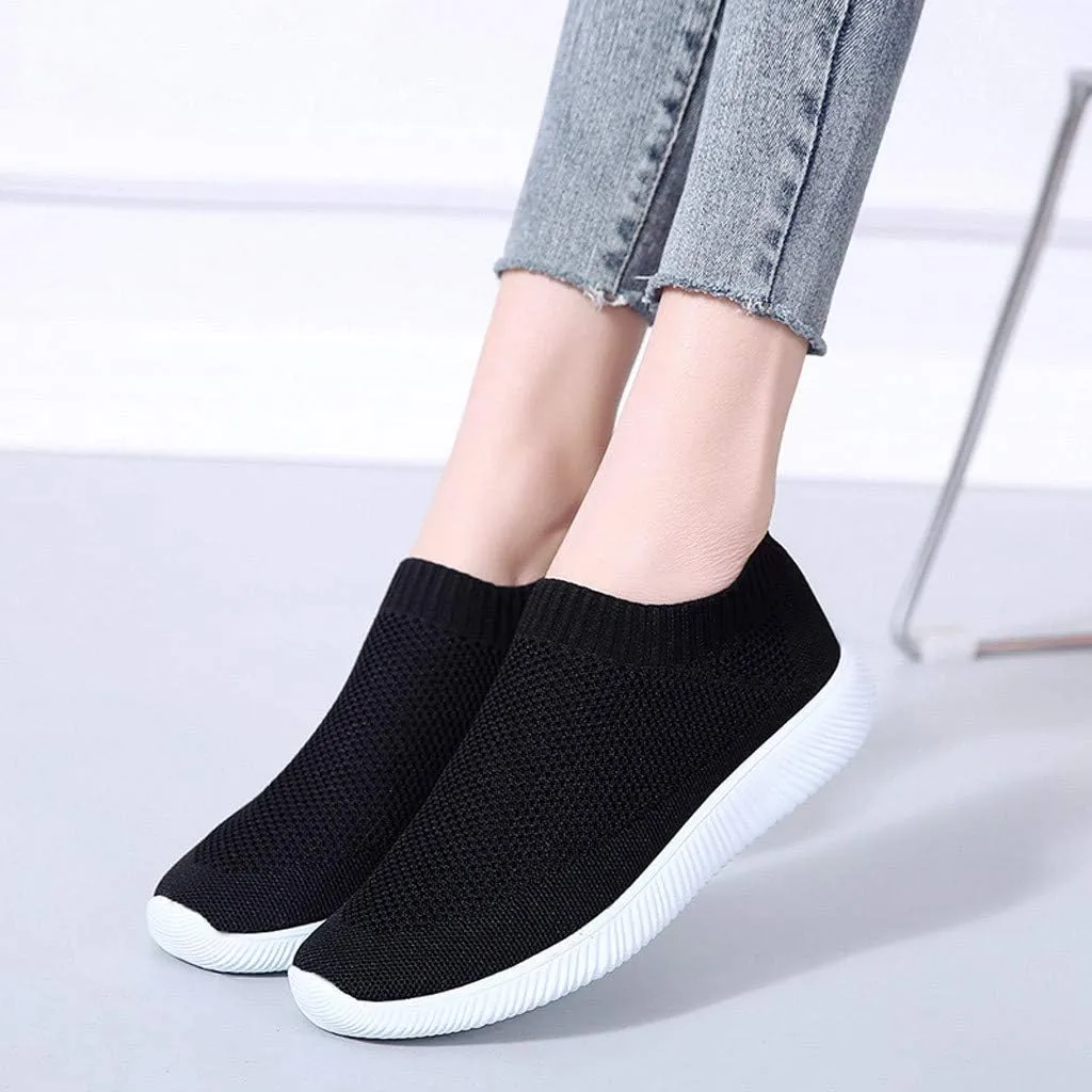 Orthopedic Casual Walking Shoes for Women Slip On Sneakers with Arch Support Comfortable Loafers Plantar Fasciitis Relief Foot Pain Diabetic