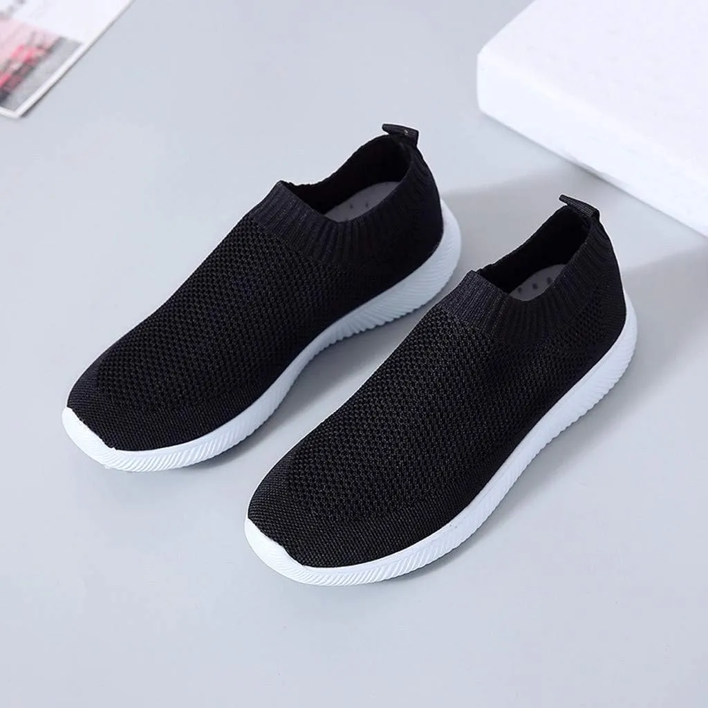 Orthopedic Casual Walking Shoes for Women Slip On Sneakers with Arch Support Comfortable Loafers Plantar Fasciitis Relief Foot Pain Diabetic