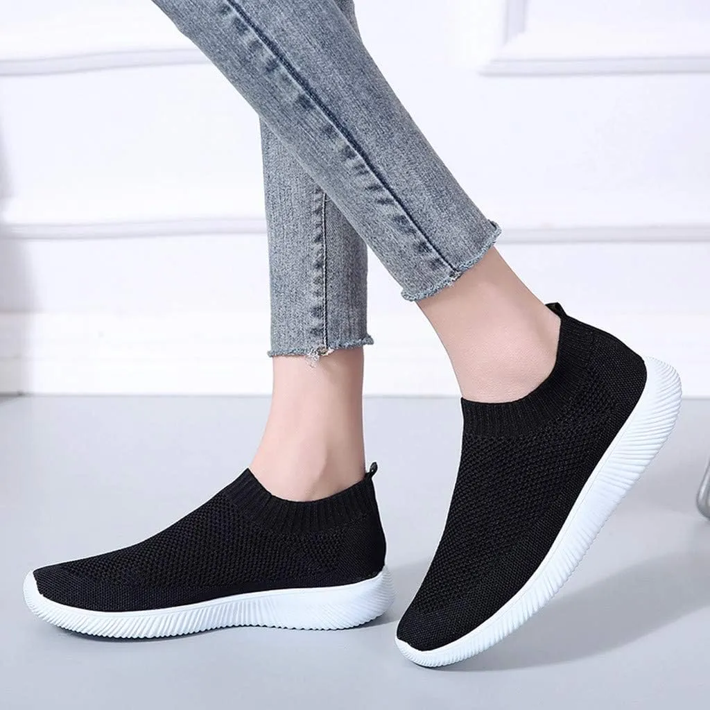 Orthopedic Casual Walking Shoes for Women Slip On Sneakers with Arch Support Comfortable Loafers Plantar Fasciitis Relief Foot Pain Diabetic