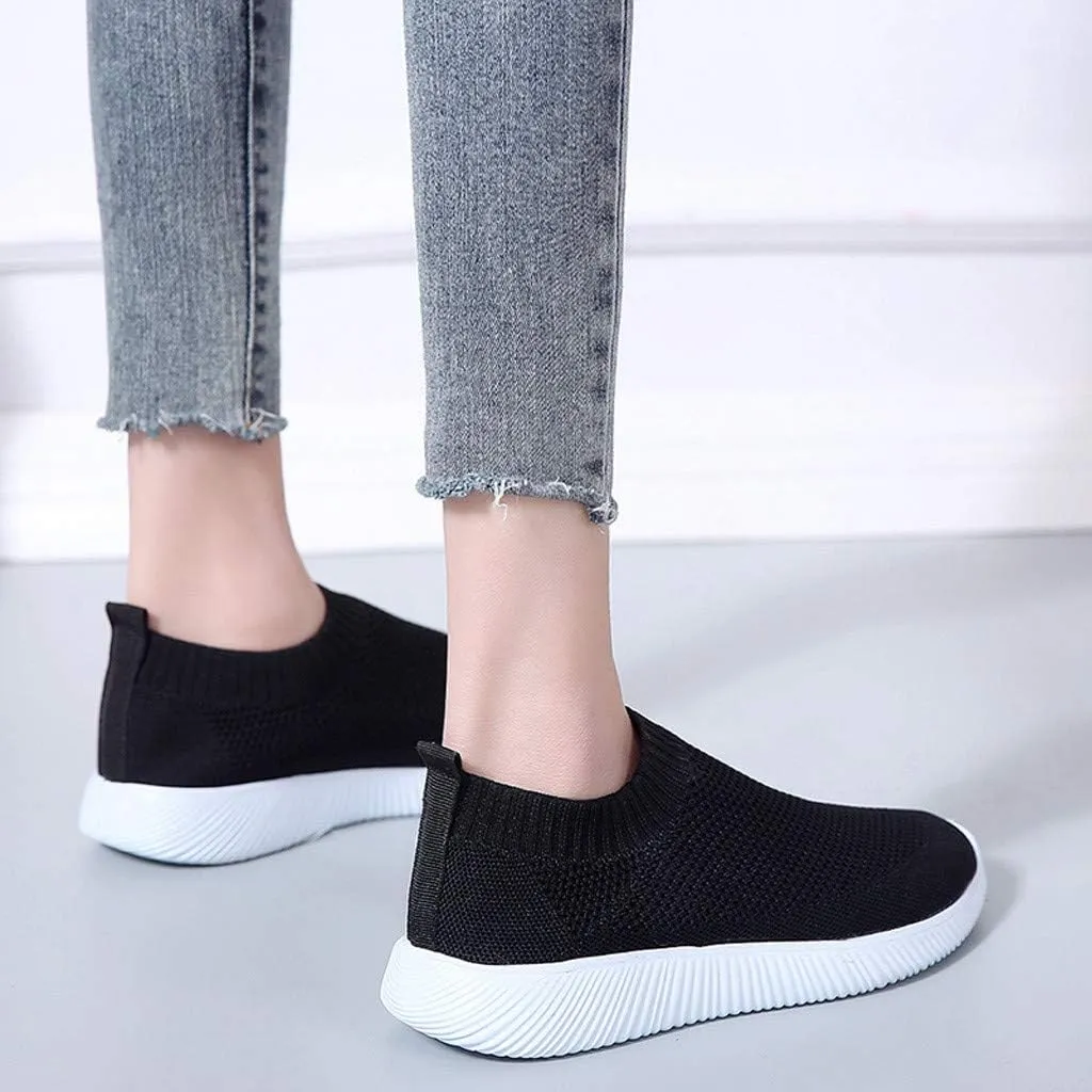 Orthopedic Casual Walking Shoes for Women Slip On Sneakers with Arch Support Comfortable Loafers Plantar Fasciitis Relief Foot Pain Diabetic