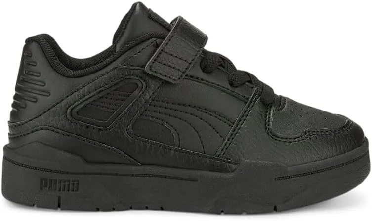 PUMA Kids Boys Slipstream Leather Lace Up Sneakers Shoes Casual - Black - Size 3 M