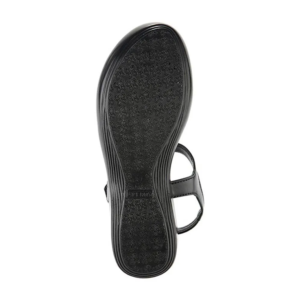 Senorita Casual (Black) Sandals For Women 345-07 By Liberty