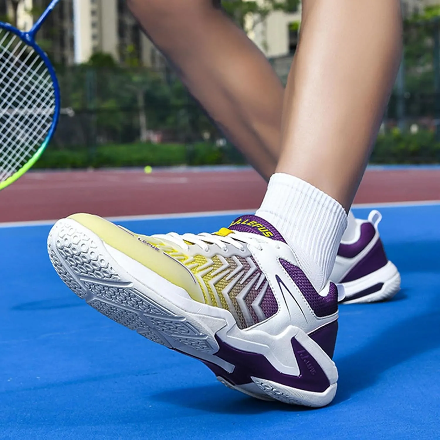 Tennis Shoes for Mens Pickleball Indoor Court Training Outdoor Badminton Sneaker for Athletic Racquetball Squash