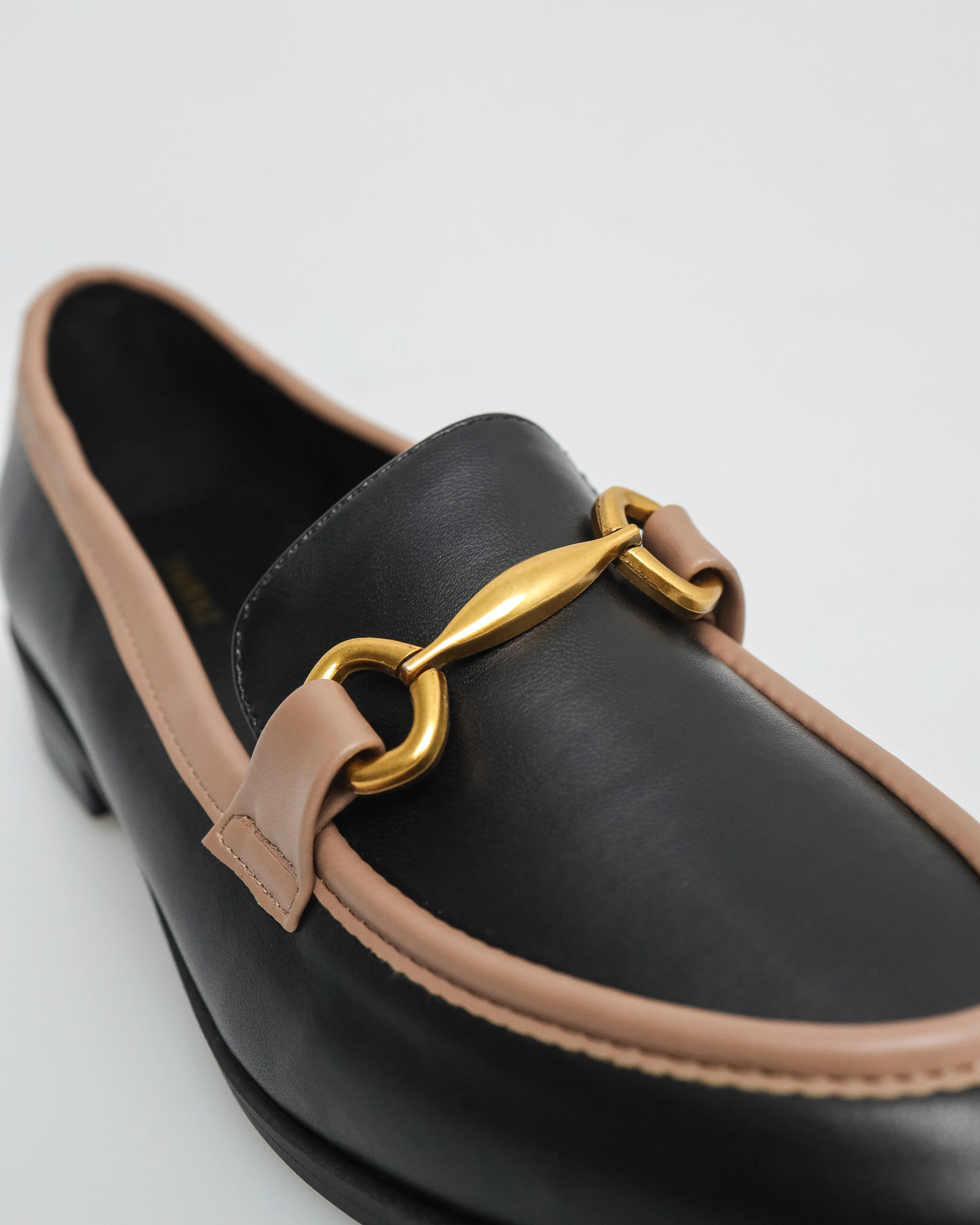 Tomaz FL038 Ladies Gold Horsebits Loafers