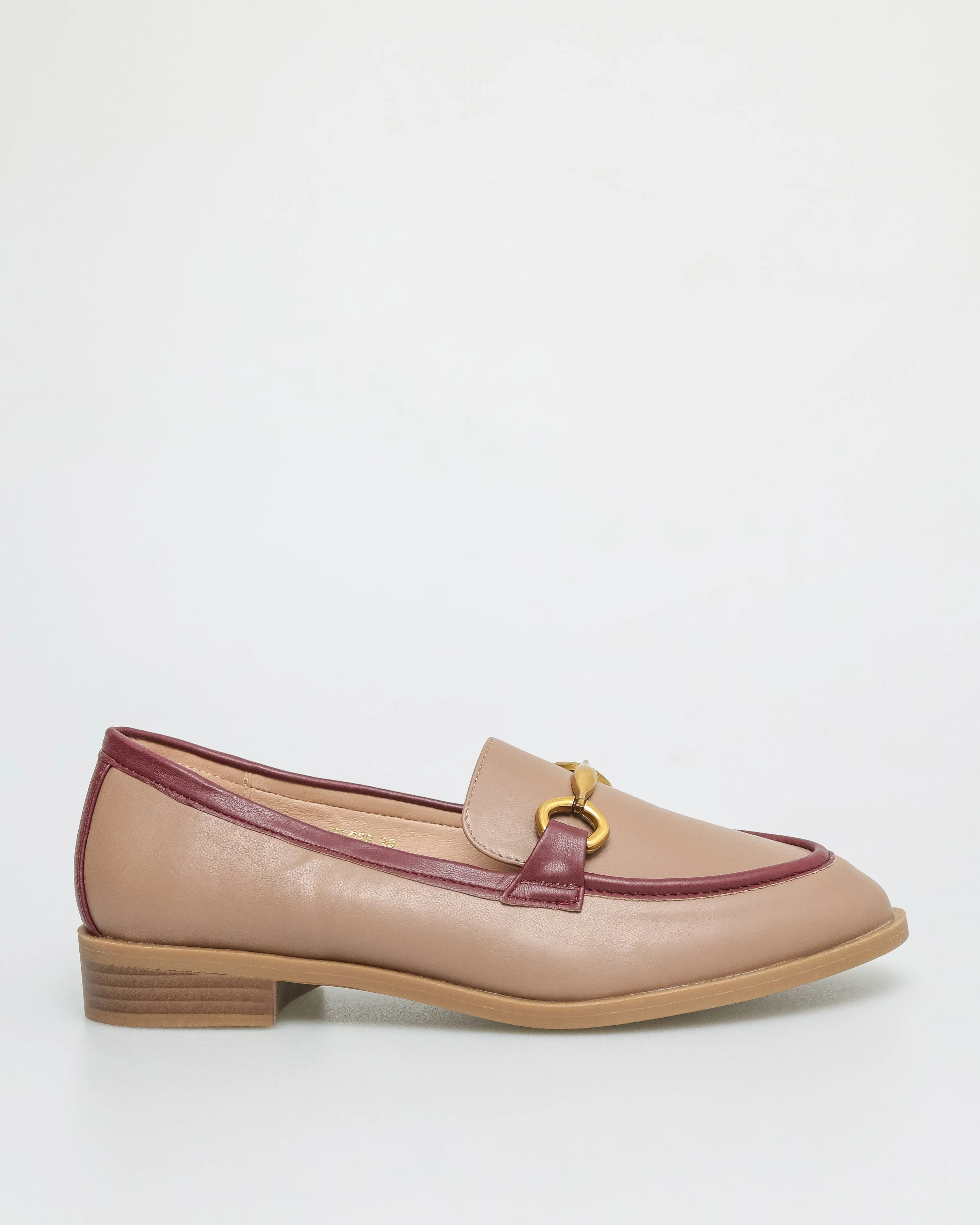 Tomaz FL038 Ladies Gold Horsebits Loafers